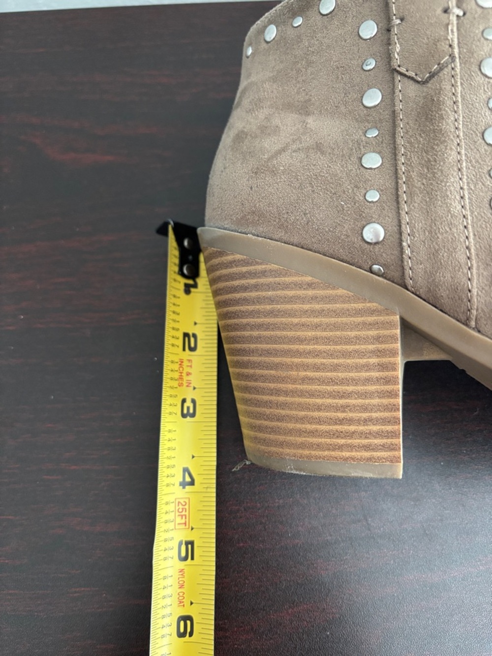 a.n.a Taupe Studded Ankle Booties - Picture 12 of 14